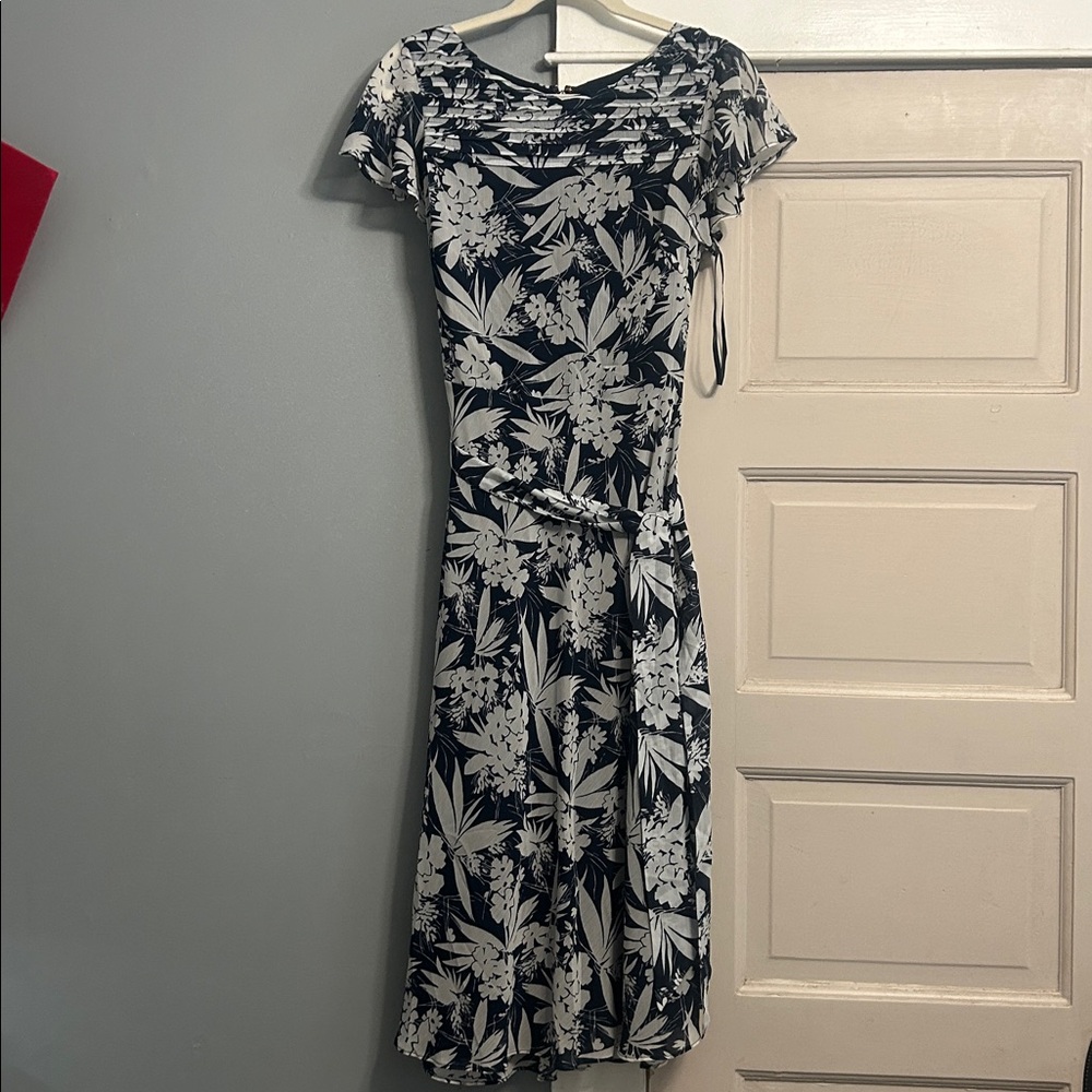 Ralph Lauren Floral Print Midi Dress